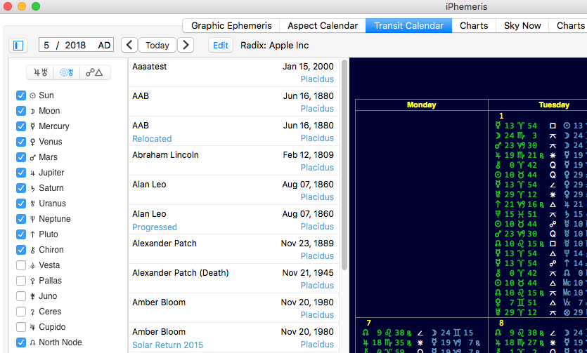 birth chart software for mac